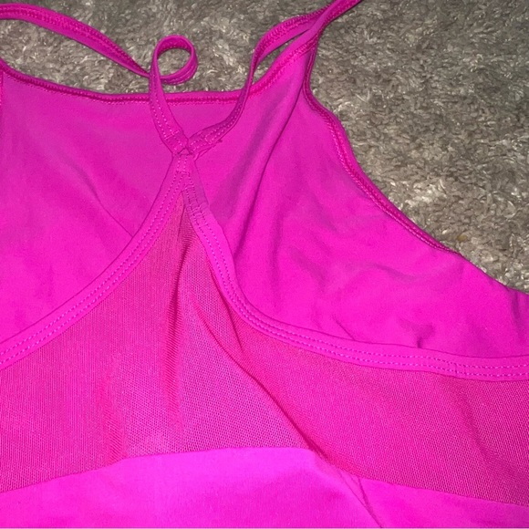 All in Motion Fitness Tank Pink Spaghetti Strap Racerback Size Large - Picture 6 of 9